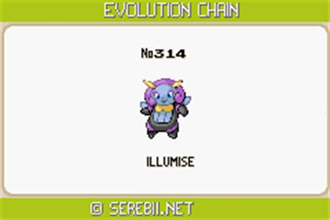 illumise serebii|illumise evolution chart.